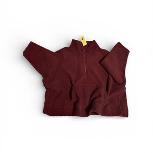 All in Motion Burgundy Teddy Jacket